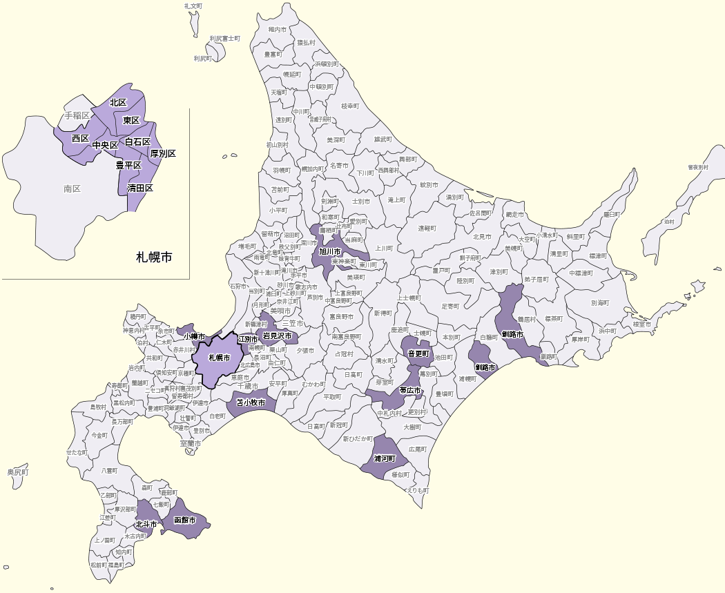 北海道MAP