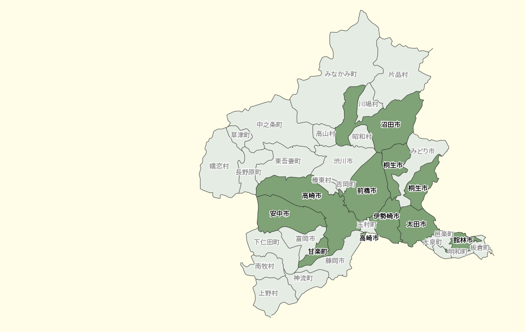 群馬県MAP