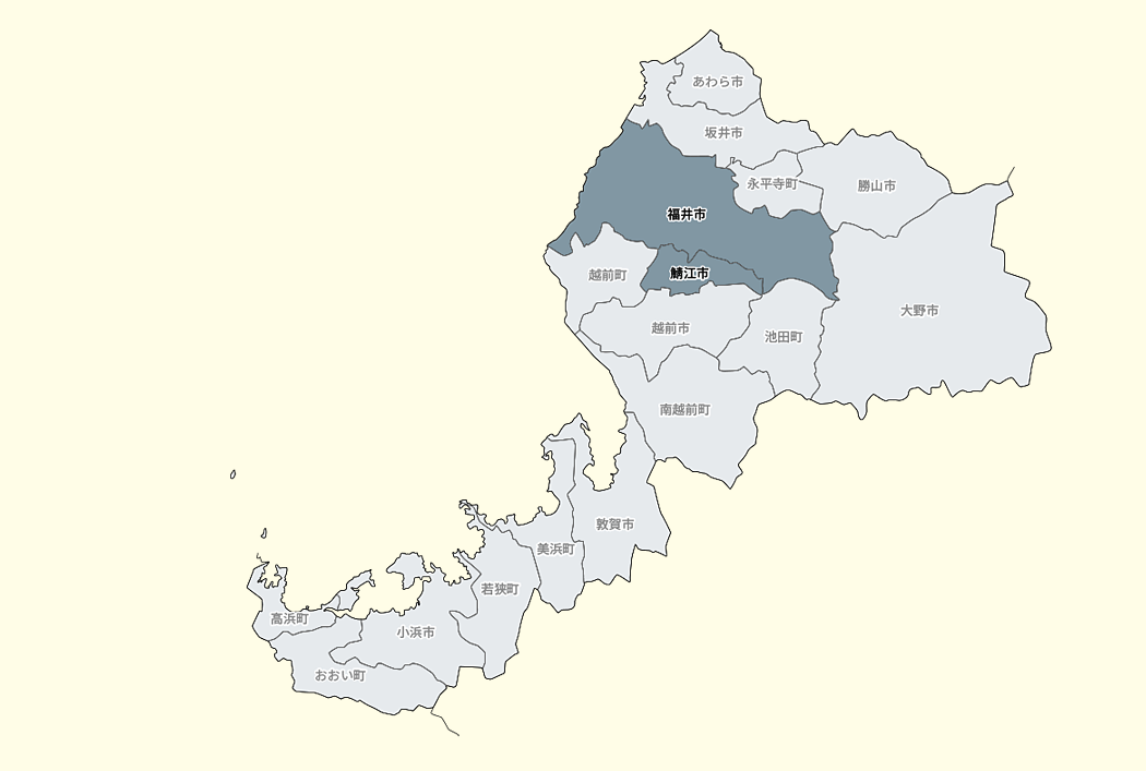 福井県MAP