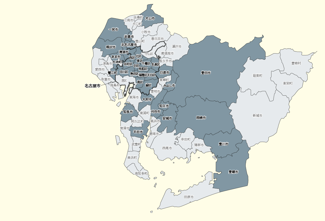 愛知県MAP