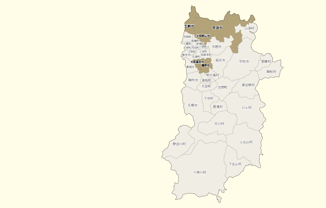 奈良県MAP