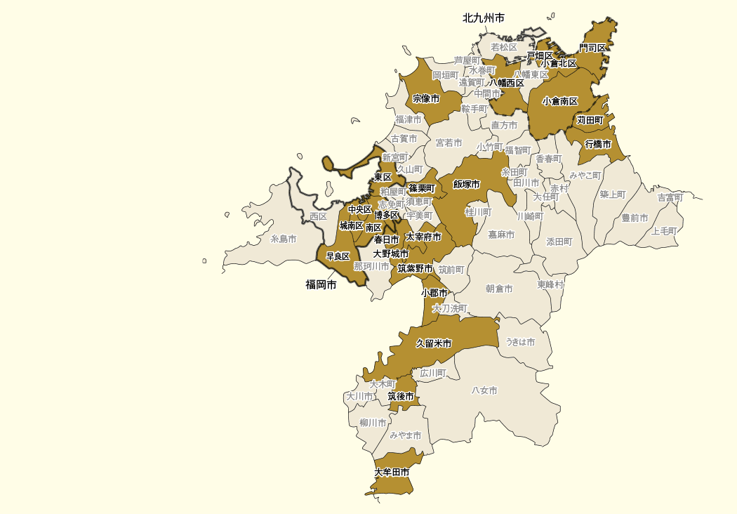 福岡県MAP