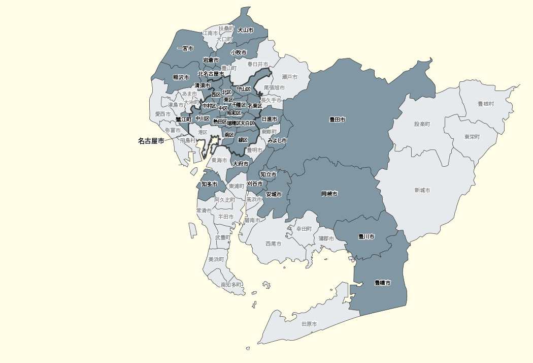 愛知県MAP